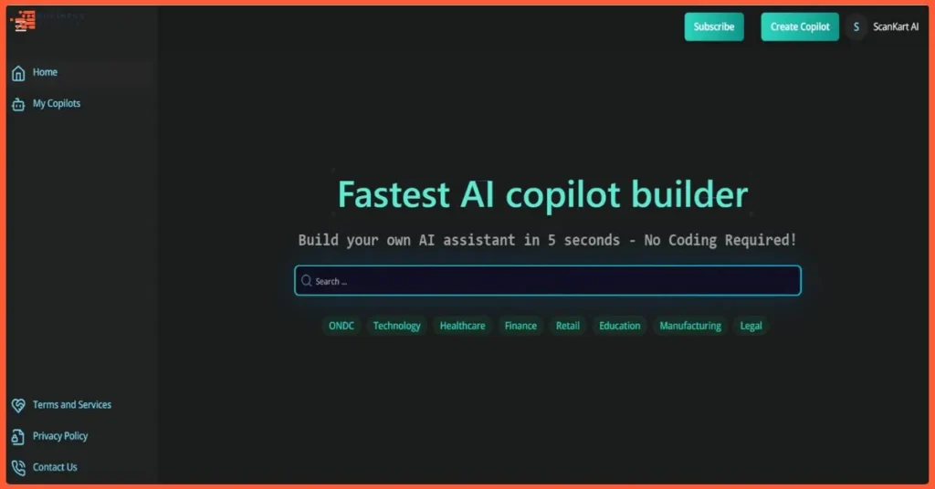 Fastest AI copilot builder