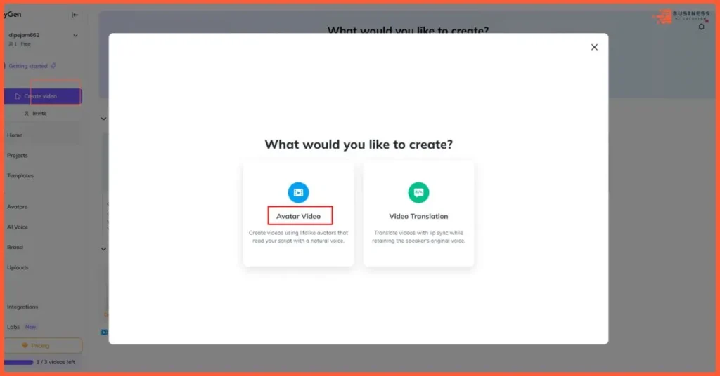 HeyGen Avatar Video