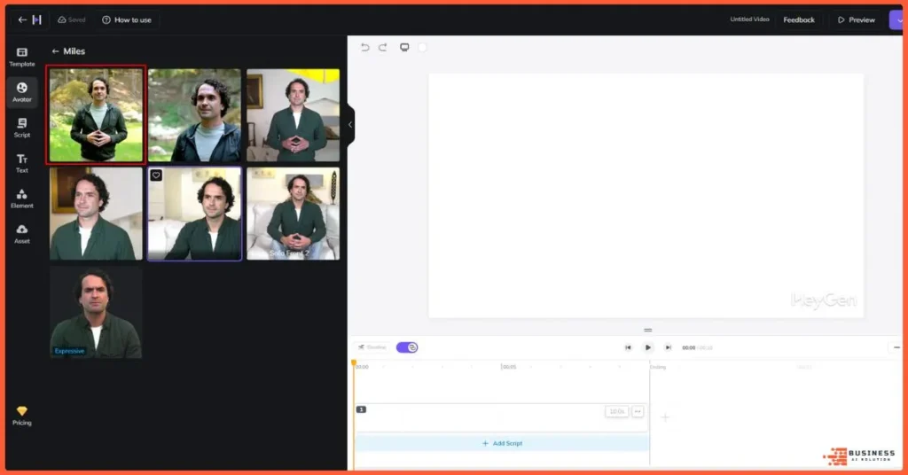HeyGen create avatar