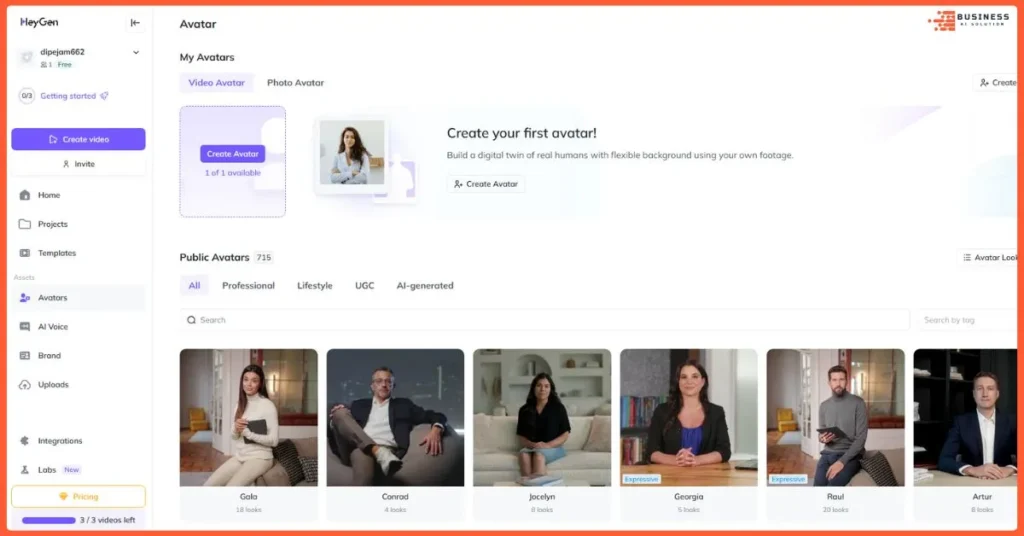 Interactive AI Avatars