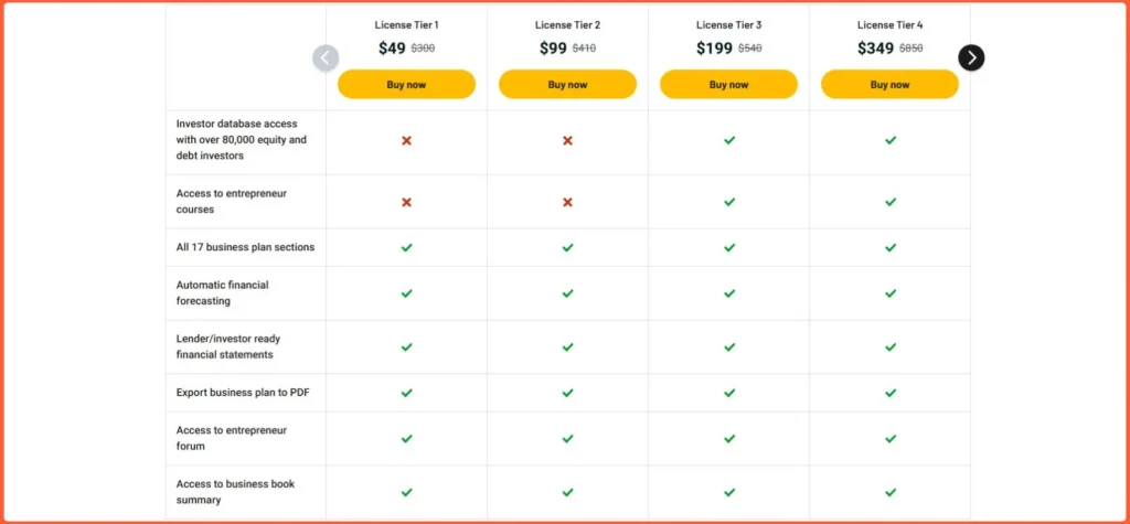 PlanPros Pricing Plan