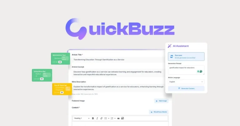 Quickbuzz Lifetime Deal